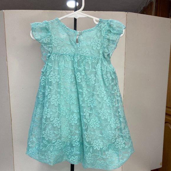 Swiggles toddler mint green lace dress size 4T - Picture 2 of 7